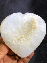 Load image into Gallery viewer, Chalcedony Geode Heart