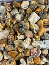 Load image into Gallery viewer, Yellow Crazy Lace Agate Tumbled