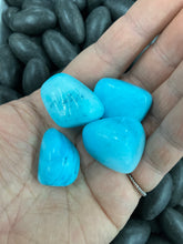 Load image into Gallery viewer, Blue Aragonite Tumbled