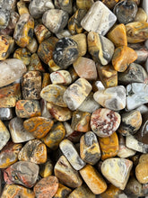 Load image into Gallery viewer, Yellow Crazy Lace Agate Tumbled