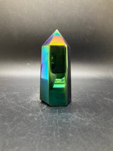 Load image into Gallery viewer, Rainbow Aura Crystal Point