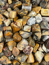 Load image into Gallery viewer, Yellow Crazy Lace Agate Tumbled