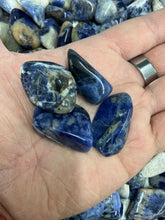 Load image into Gallery viewer, Sodalite Tumbled - 4 stones
