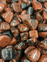 Load image into Gallery viewer, Mahogany Obsidian Tumbled