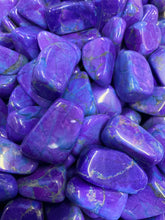 Load image into Gallery viewer, Magnesite Tumbled Purple (Dyed)