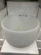 Load image into Gallery viewer, 10” Frosted Crystal Singing Bowls (only available for local pick up)
