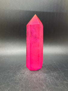 Rose Aura Crystal Point