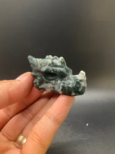 Load image into Gallery viewer, Moss Agate Dragon Head
