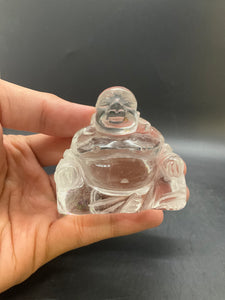 Crystal Quartz Buddha (Medium)