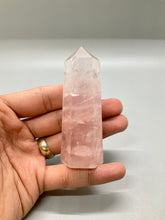 Load image into Gallery viewer, Rose Quartz with Quartz Crystal Point
