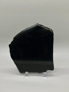 Large Black Obsidian Slab