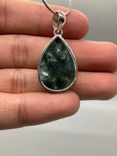 Load image into Gallery viewer, Seraphinite Pendant (Sterling Silver)
