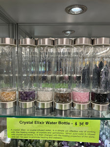 Crystal Infused Water Bottle - Stainless Steel