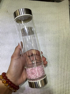 Crystal Infused Water Bottle - Stainless Steel