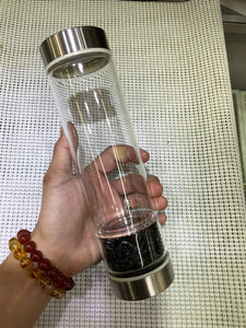 Crystal Infused Water Bottle - Stainless Steel