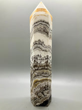 Load image into Gallery viewer, Black Phantom Calcite Tower
