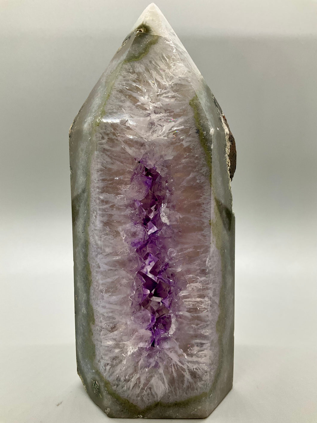 Drusy Amethyst Tower