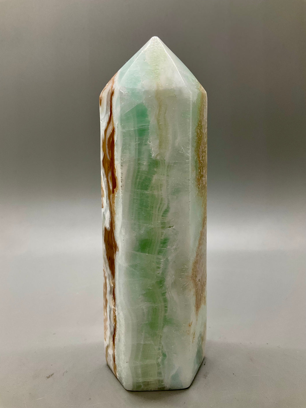 Caribbean Blue Calcite Point
