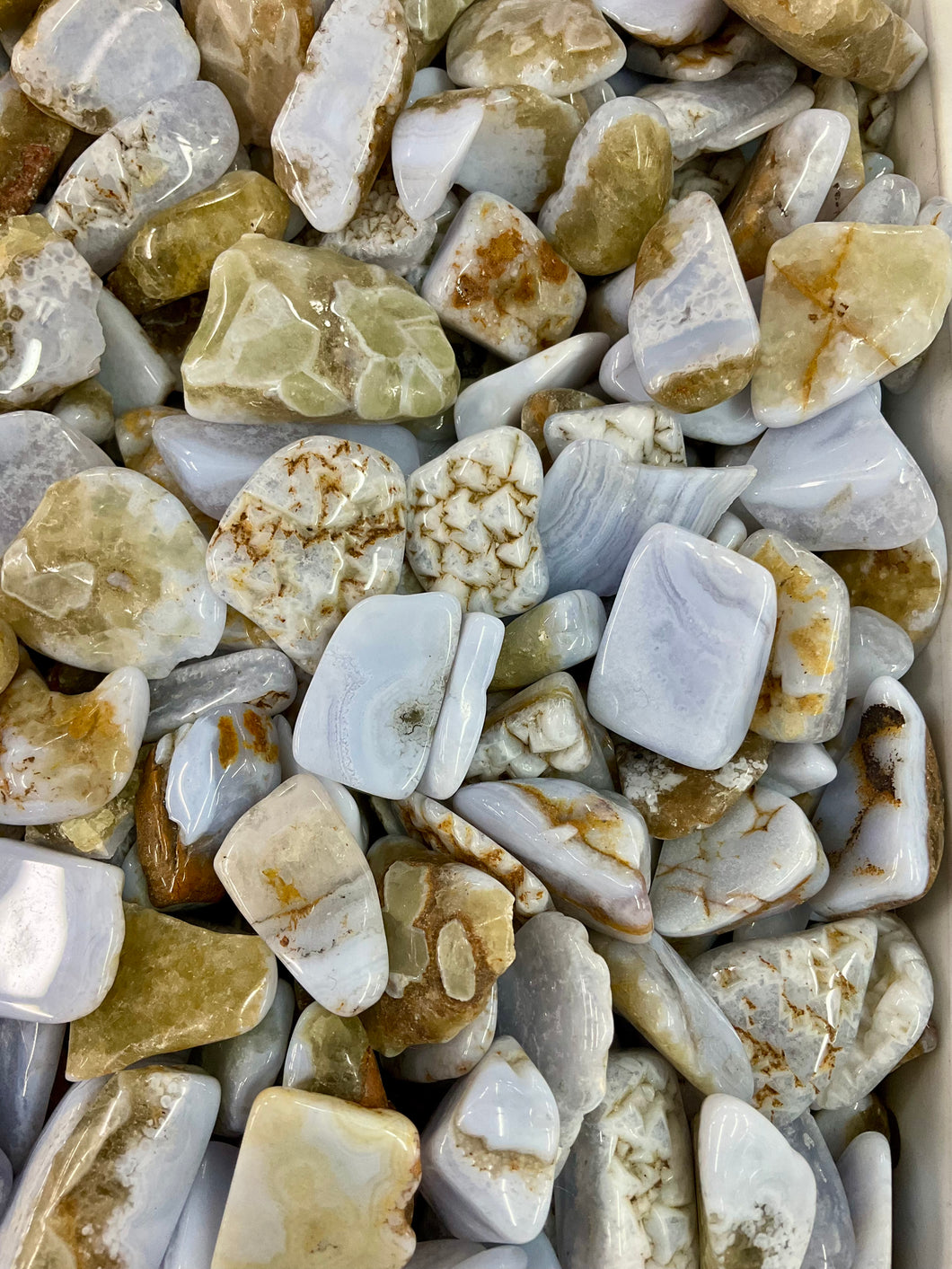 Blue Lace Agate Tumbled