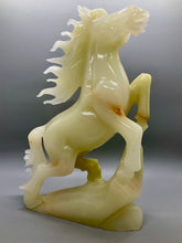 Load image into Gallery viewer, Green Onyx Stallion Carving
