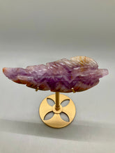 Load image into Gallery viewer, Amethyst Leaf Carving
