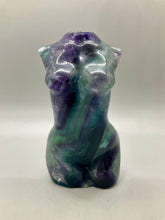 Load image into Gallery viewer, Rainbow Fluorite Goddess Statue
