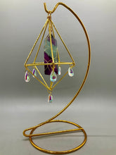 Load image into Gallery viewer, Tabletop SunCatcher (Rainbow Fluorite)
