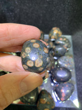 Load image into Gallery viewer, Red Snowflake Obsidian Tumbled
