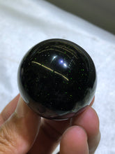 Load image into Gallery viewer, Green Goldstone Sphere
