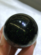Load image into Gallery viewer, Green Goldstone Sphere
