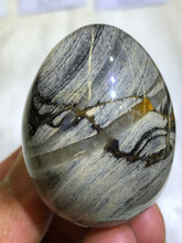 Load image into Gallery viewer, Silver Leaf Jasper Egg
