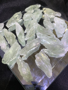 Praziolite Points Raw