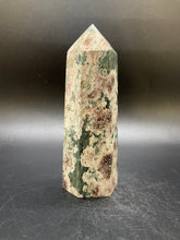 Load image into Gallery viewer, Green Flower Jasper Point
