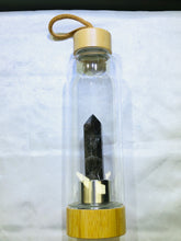 Load image into Gallery viewer, Crystal Infused Water Bottle - WoodGlass and Stainless
