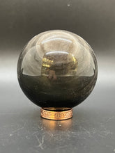 Load image into Gallery viewer, Silver Sheen Obsidian Sphere
