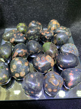 Load image into Gallery viewer, Red Snowflake Obsidian Tumbled
