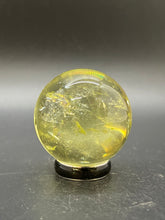 Load image into Gallery viewer, Lemon Quartz Sphere
