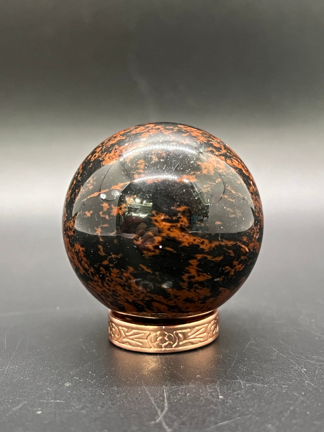 Mohogany Obsidian Sphere