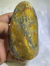 Load image into Gallery viewer, Yellow Crazy Lace Agate Standing Piece
