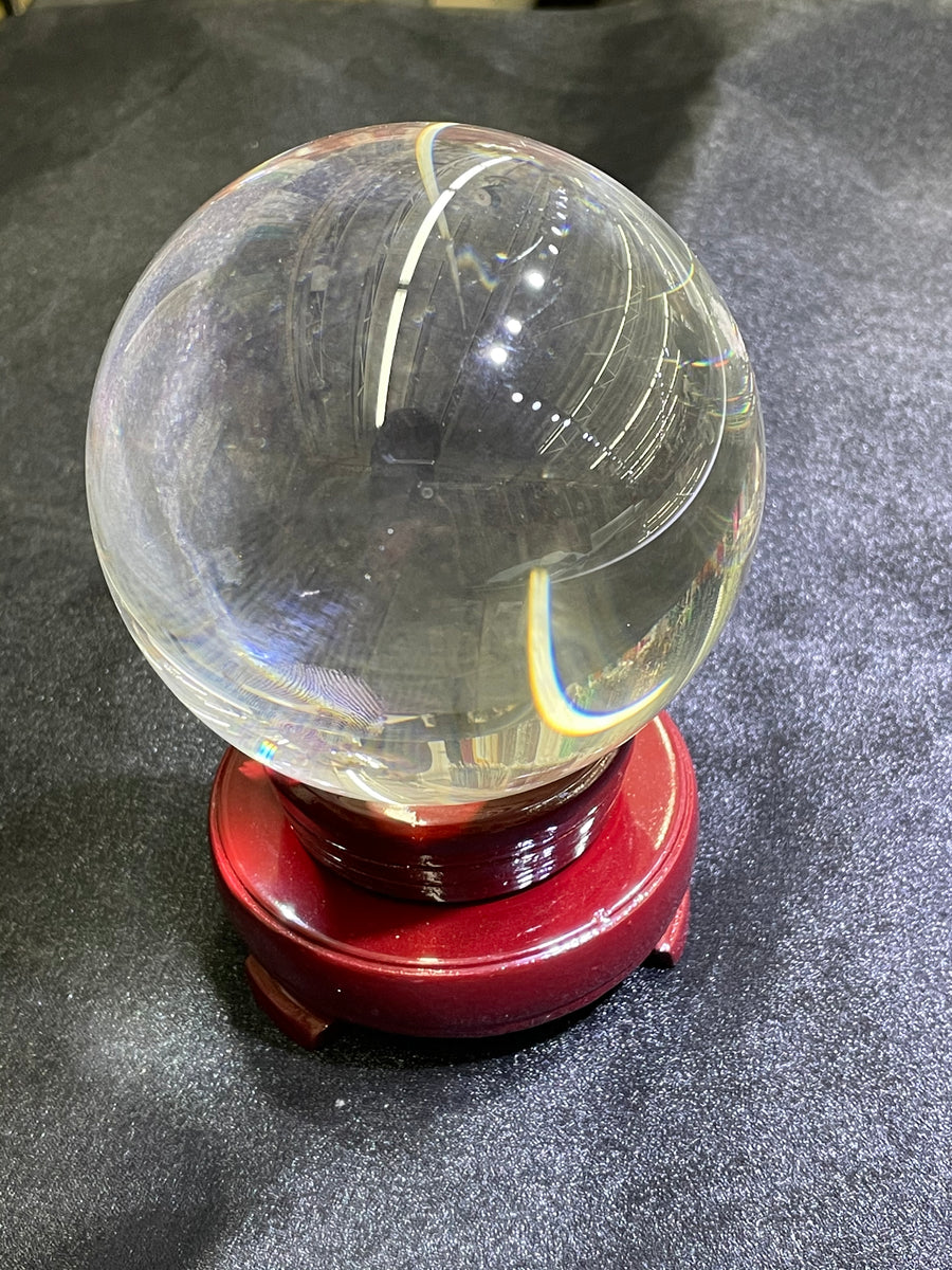 Glass Ball Native Script Scrying Glass Ball – Earth Gems Ltd