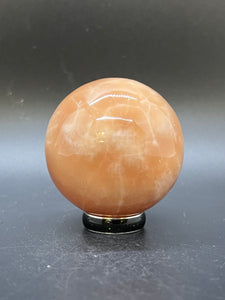 Amber Calcite Sphere