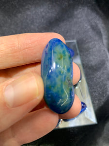 Agate Blue (Dyed) Tumbled - 4 Stones