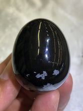 Load image into Gallery viewer, Snowflake Obsidian Eggs
