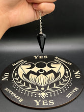 Load image into Gallery viewer, Black Obsidian Pendulum (8 sides)
