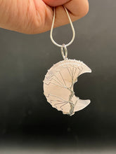 Load image into Gallery viewer, Half Moon Pendant(Wire Wrapped)

