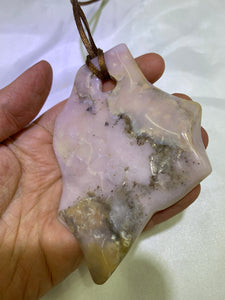 Pink Opal Pendant - from Peru