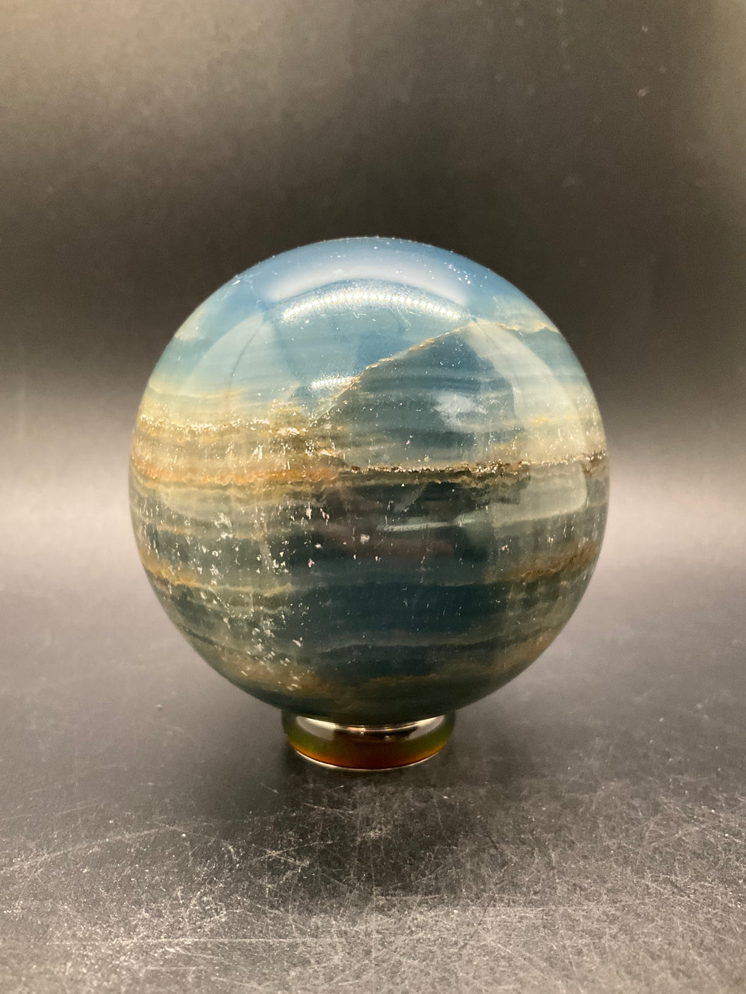 Blue Onyx Sphere