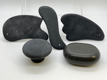 Load image into Gallery viewer, Basalt Stone Gua Sha Facial Massage
