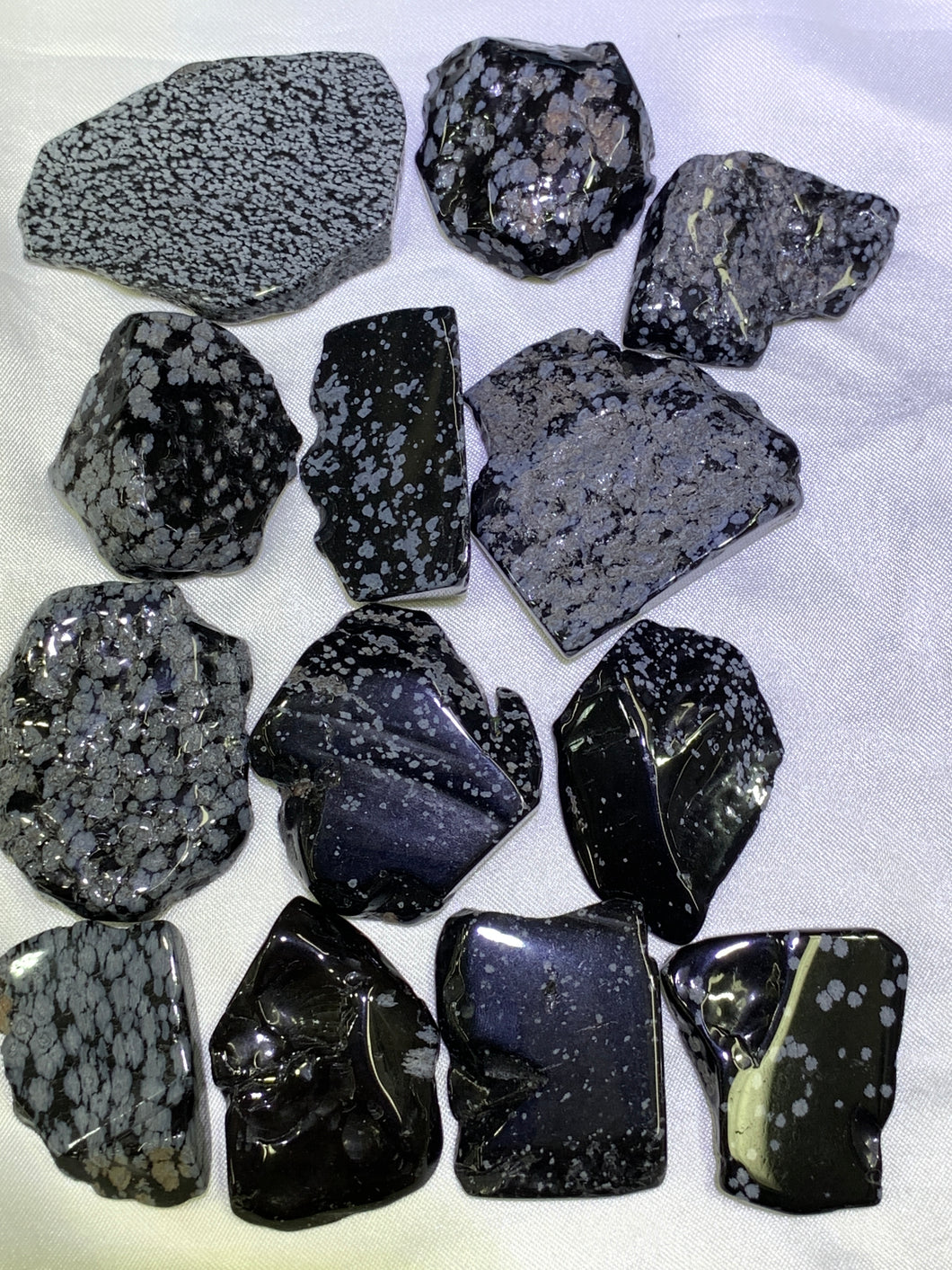 Snowflake Obsidian Slabs