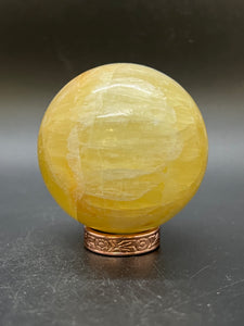 Himalayan Yellow Calcite Sphere